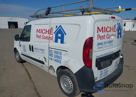 2019 Ram Promaster City Tradesman z USA, uszkodzony, nr VIN ZFBHRFAB7K6N79180